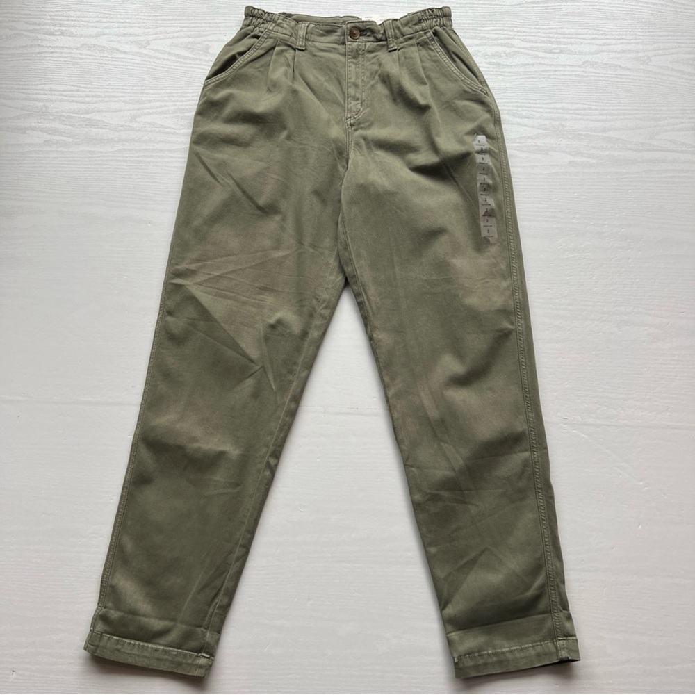 American Eagle Mom‎ Pant Womens 2 Green High Rise Full Length